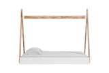 Piperton Two-tone Brown/White Twin Tent Bed by Ashley at Eve Furniture