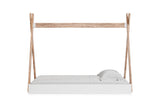 Piperton Two-tone Brown/White Twin Tent Bed by Ashley at Eve Furniture