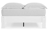 Piperton White Full Platform Bed by Ashley at Eve Furniture
