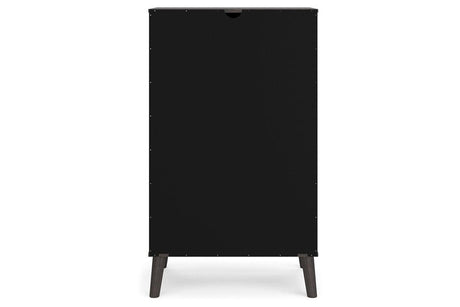 Piperton Two-tone Brown/Black Chest of Drawers by Ashley at Eve Furniture