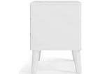 Piperton Two-tone Brown/White Nightstand by Ashley at Eve Furniture