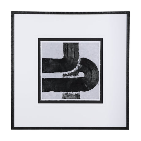 Pipes I by Chase a Hand Embellished Textured Framed Art Print Matted under Glass by Mercana at Eve Furniture
