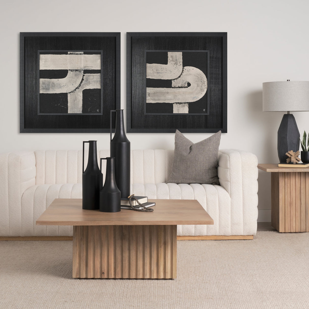 Pipes II by Studio M a handmade Original Framed Artwork under Glass by Mercana at Eve Furniture