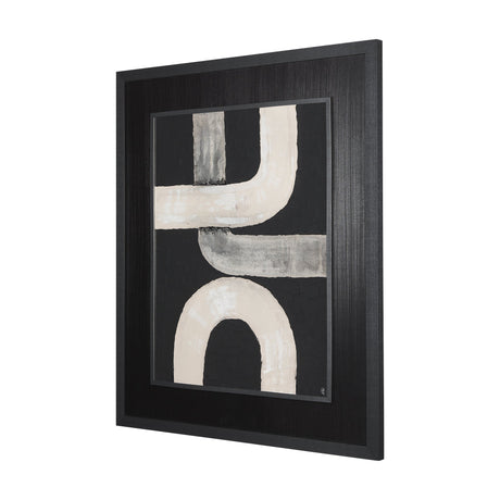 Pipes IV by Studio M a handmade Original Framed Artwork under Glass by Mercana at Eve Furniture