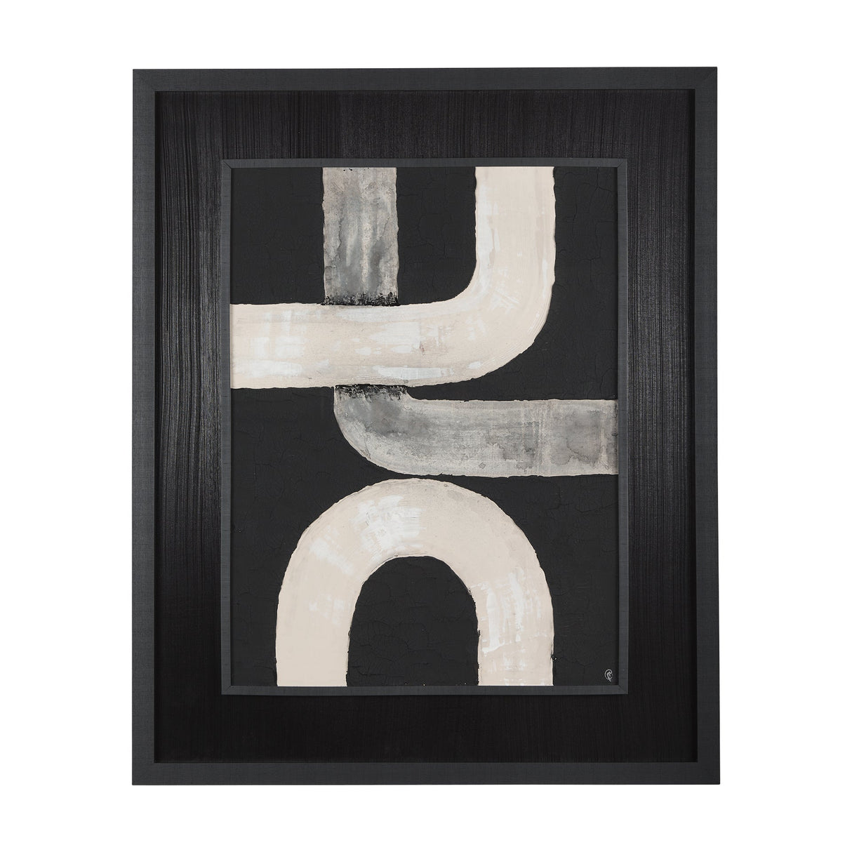 Pipes IV by Studio M a handmade Original Framed Artwork under Glass by Mercana at Eve Furniture