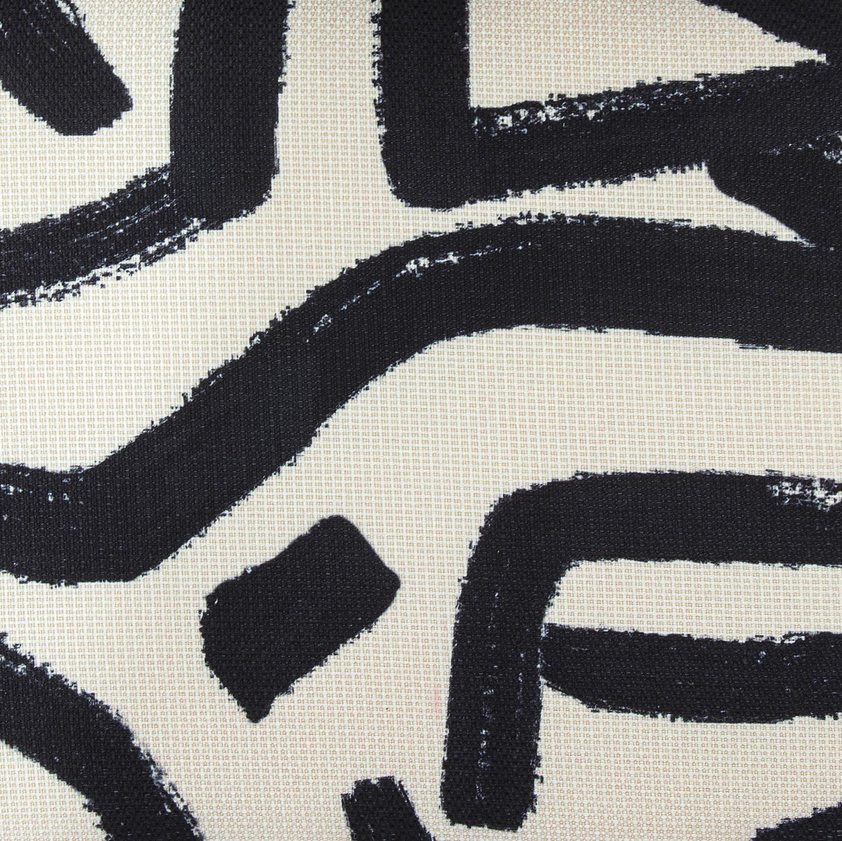 Pippa Black Brushstroke Print Stool by TOV Furniture at Eve Furniture