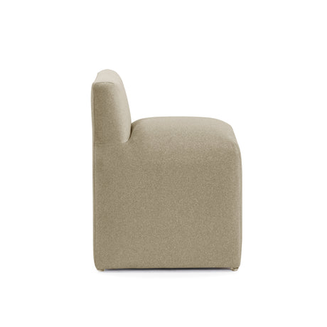 Pippa Taupe Vegan Mohair Accent Stool by TOV Furniture at Eve Furniture