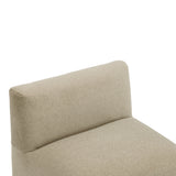 Pippa Taupe Vegan Mohair Accent Stool by TOV Furniture at Eve Furniture