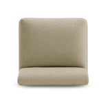 Pippa Taupe Vegan Mohair Accent Stool by TOV Furniture at Eve Furniture