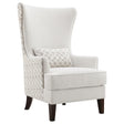 Pippin Latte Upholstered Wingback Accent Chair by Coaster at Eve Furniture