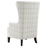 Pippin Latte Upholstered Wingback Accent Chair by Coaster at Eve Furniture