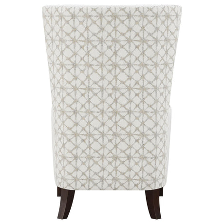 Pippin Latte Upholstered Wingback Accent Chair by Coaster at Eve Furniture