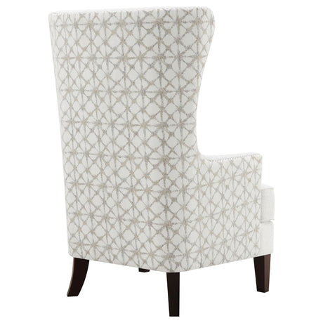 Pippin Latte Upholstered Wingback Accent Chair by Coaster at Eve Furniture