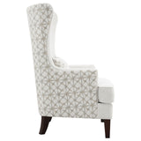 Pippin Latte Upholstered Wingback Accent Chair by Coaster at Eve Furniture