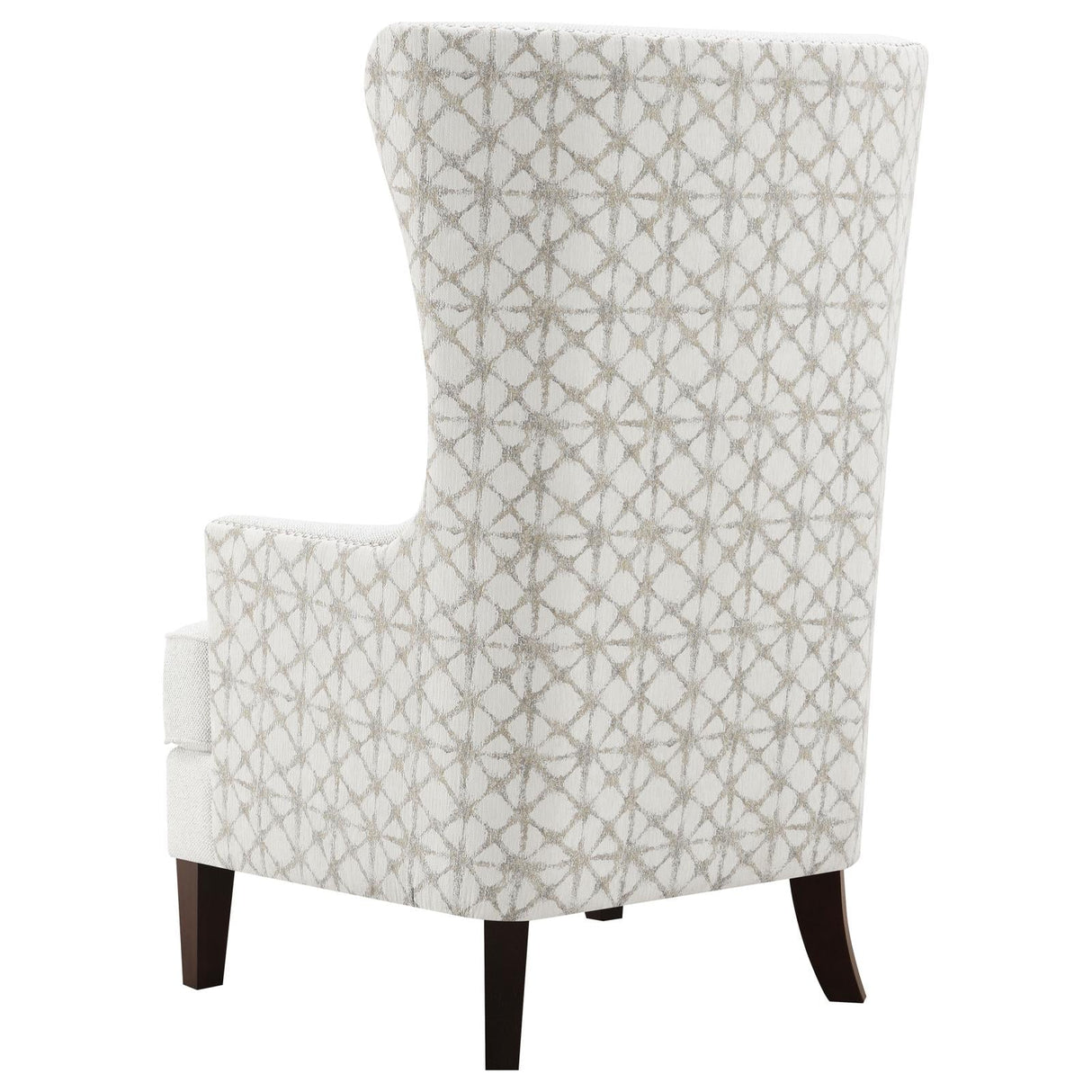 Pippin Latte Upholstered Wingback Accent Chair