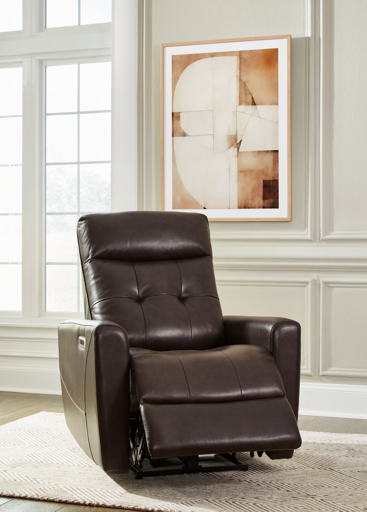 Pisgham Chocolate Power Recliner