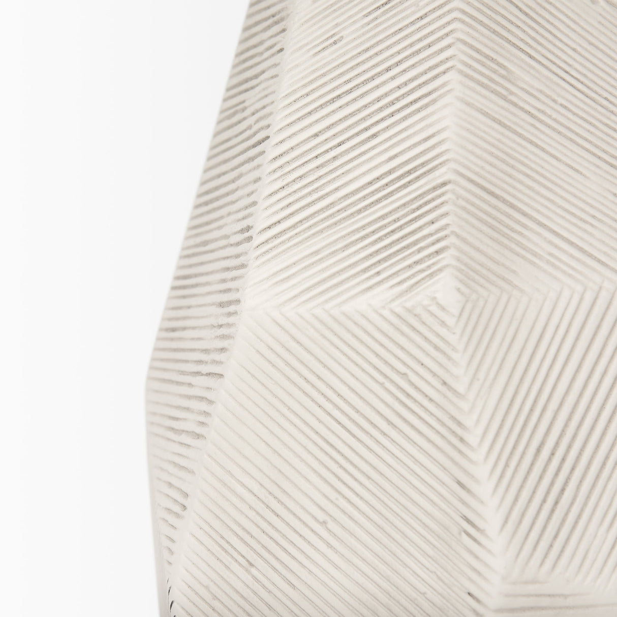 Piven White w/Antiqued Wash Textured Ceramic Table Lamp by Mercana at Eve Furniture