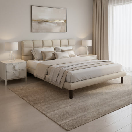Placid Beige King Bed by Zuomod at Eve Furniture