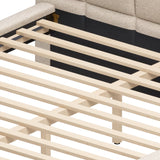 Placid Beige King Bed by Zuomod at Eve Furniture