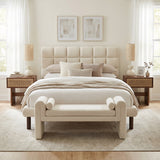 Placid Beige Queen Bed by Zuomod at Eve Furniture