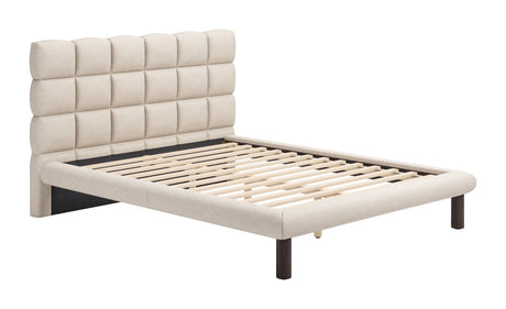 Placid Beige Queen Bed by Zuomod at Eve Furniture
