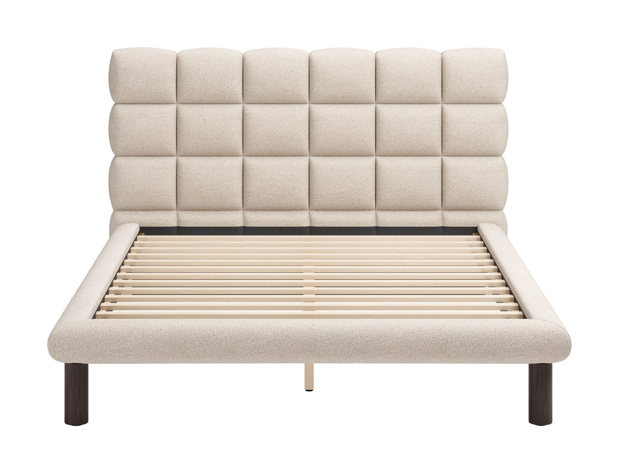 Placid Beige Queen Bed by Zuomod at Eve Furniture