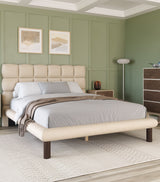 Placid Beige Queen Bed by Zuomod at Eve Furniture