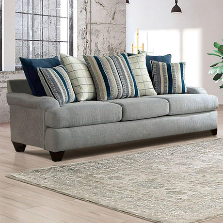 Plaistow Gray Sofa by Furniture of America at Eve Furniture