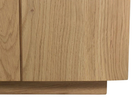 Plank Media Cabinet Natural by Moe's Home at Eve Furniture