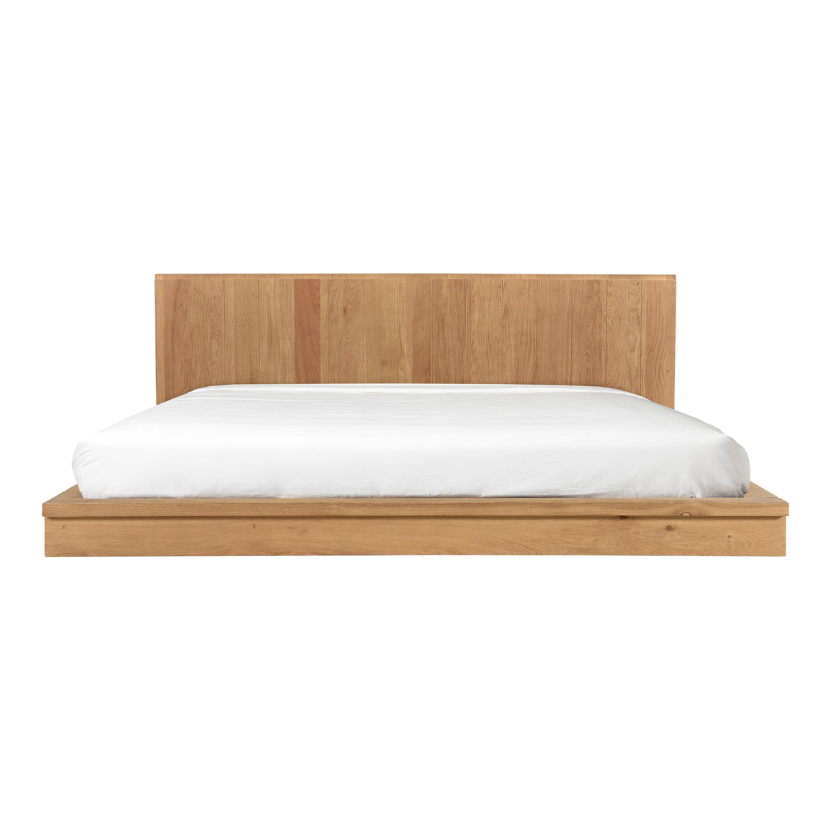 Plank Natural King Bed by Moe's Home at Eve Furniture
