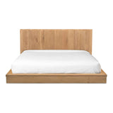 Plank Natural Queen Bed by Moe's Home at Eve Furniture