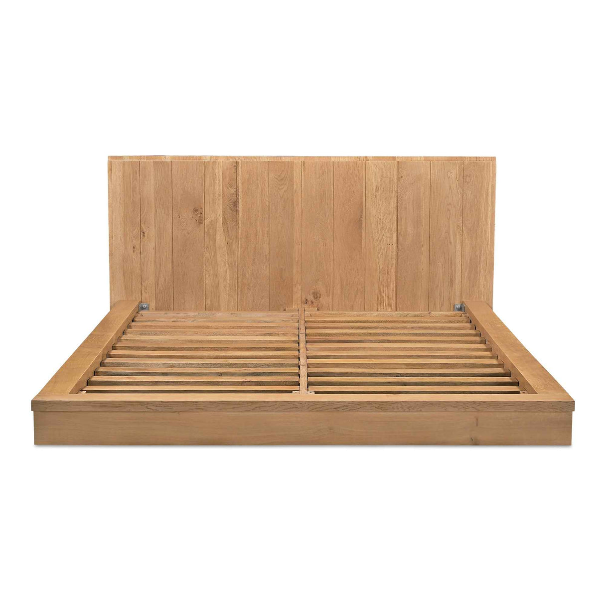 Plank Natural Queen Bed by Moe's Home at Eve Furniture