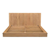 Plank Natural Queen Bed by Moe's Home at Eve Furniture
