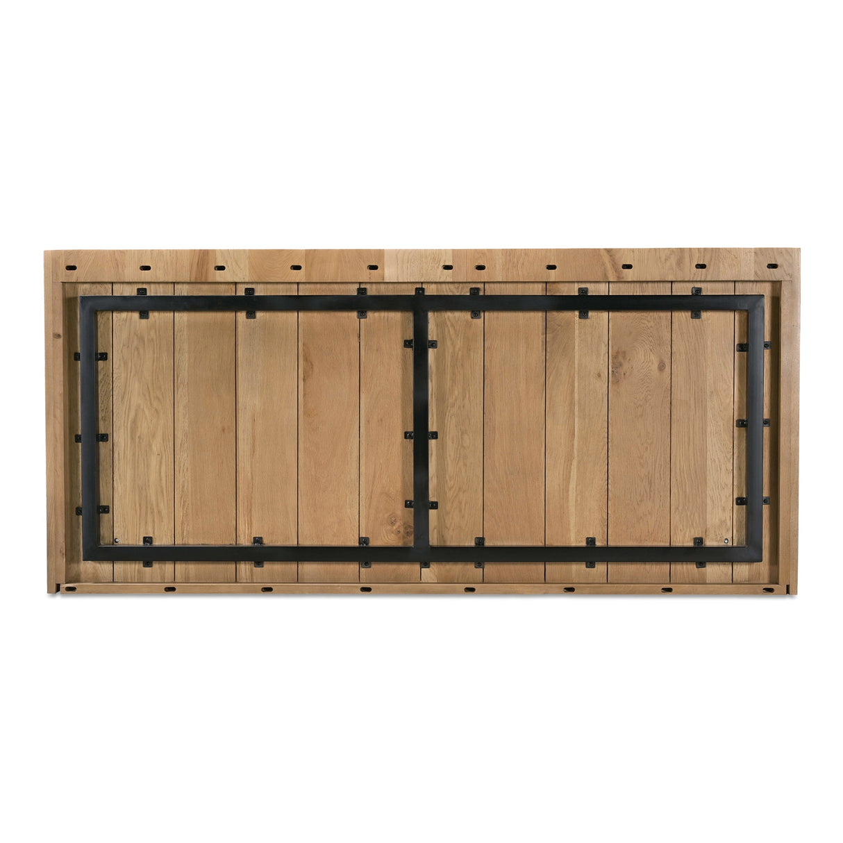 Plank Natural Queen Bed by Moe's Home at Eve Furniture