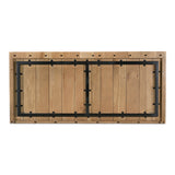 Plank Natural Queen Bed by Moe's Home at Eve Furniture