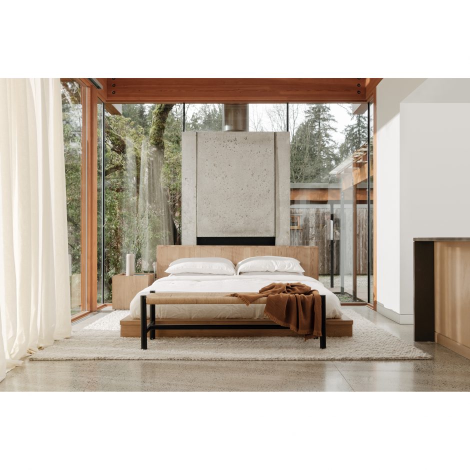 Plank Nightstand Natural by Moe's Home at Eve Furniture