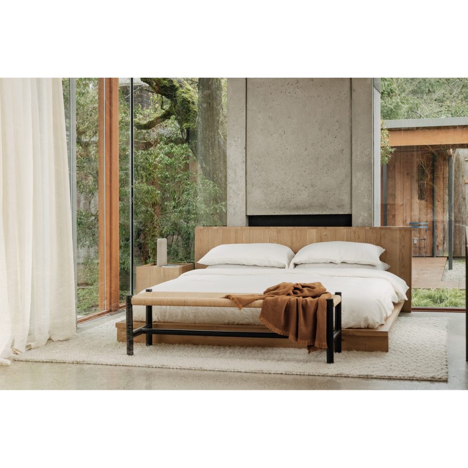 Plank Nightstand Natural by Moe's Home at Eve Furniture