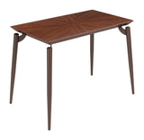 Plano Brown Bar Table by Zuomod at Eve Furniture