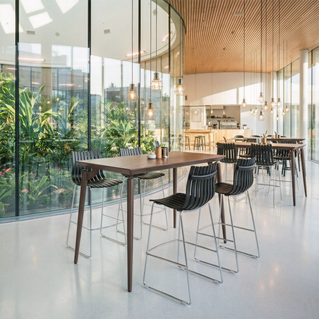 Plano Brown Bar Table by Zuomod at Eve Furniture