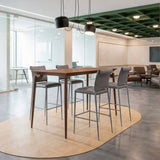 Plano Brown Bar Table by Zuomod at Eve Furniture