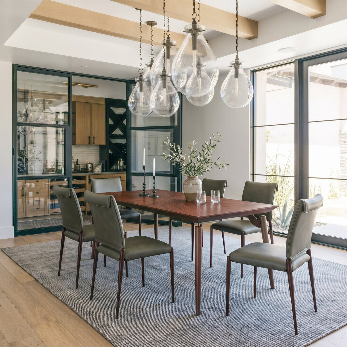 Plano Brown Dining Table by Zuomod at Eve Furniture