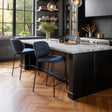 Plat Blue Counter Stool (Set of 2) by Zuomod at Eve Furniture