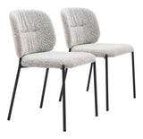 Plat Gray Dining Chair (Set of 2) by Zuomod at Eve Furniture