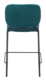 Plat Green Counter Stool (Set of 2) by Zuomod at Eve Furniture