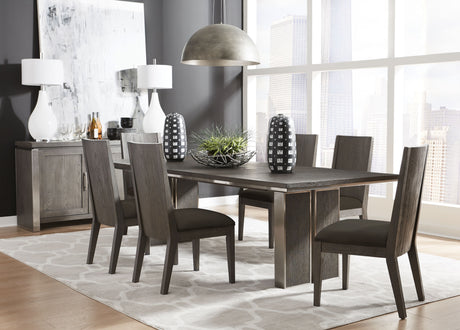 Plata Dining Chair in Thunder Grey (Set of 2) by Modus Furniture at Eve Furniture