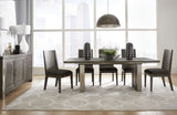 Plata Extension Dining Table in Thunder Grey by Modus Furniture at Eve Furniture