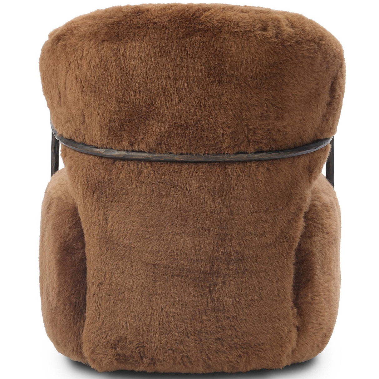 Plath Swivel Chair, Ochre Shearling by Four Hands by Four Hands at Eve Furniture