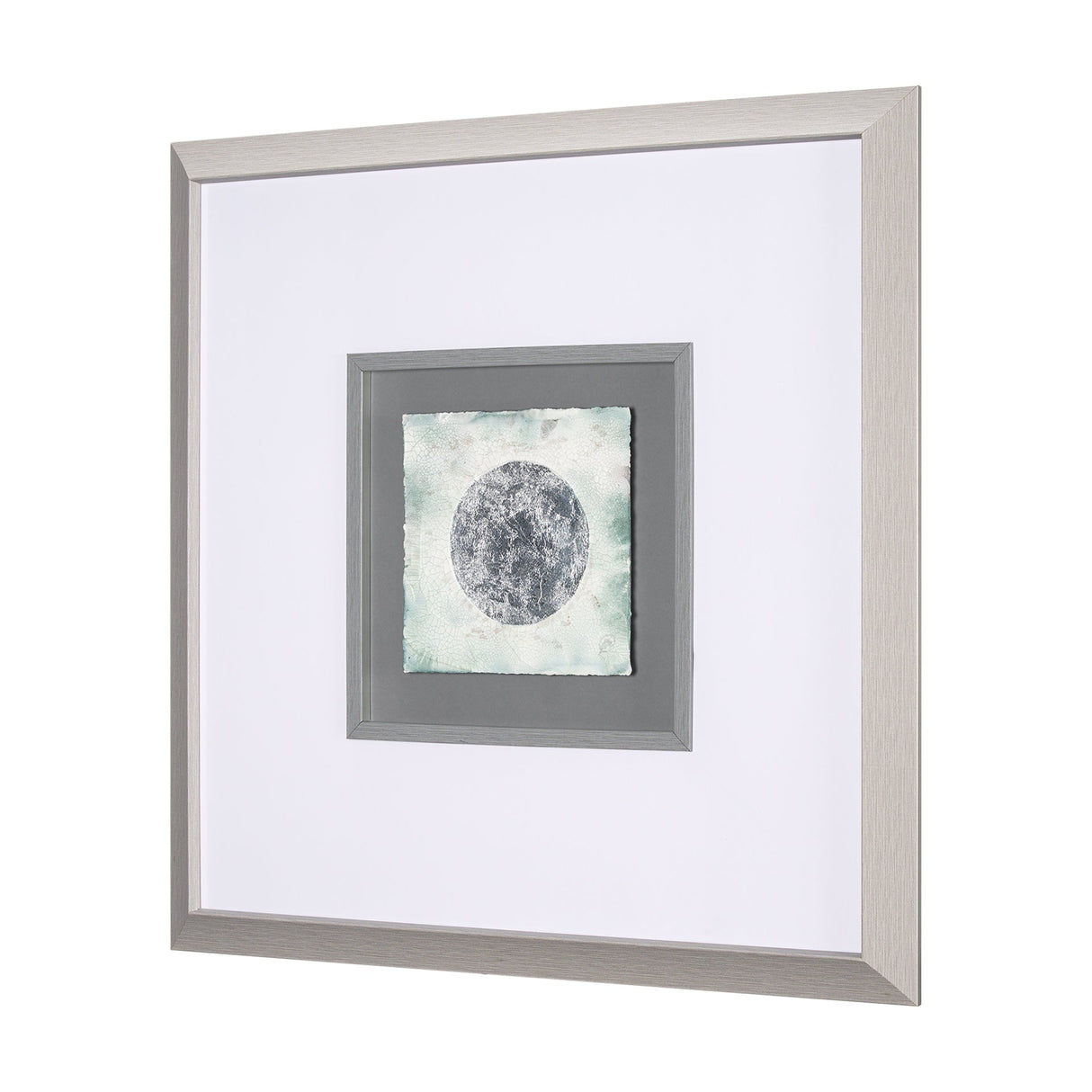 Platinum Moona by Studio M a handmade Original Framed Artwork under Glass by Mercana at Eve Furniture