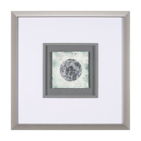 Platinum Moona by Studio M a handmade Original Framed Artwork under Glass by Mercana at Eve Furniture