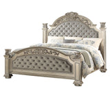 Platinum Silver Bedroom Set by Cosmos Furniture at Eve Furniture